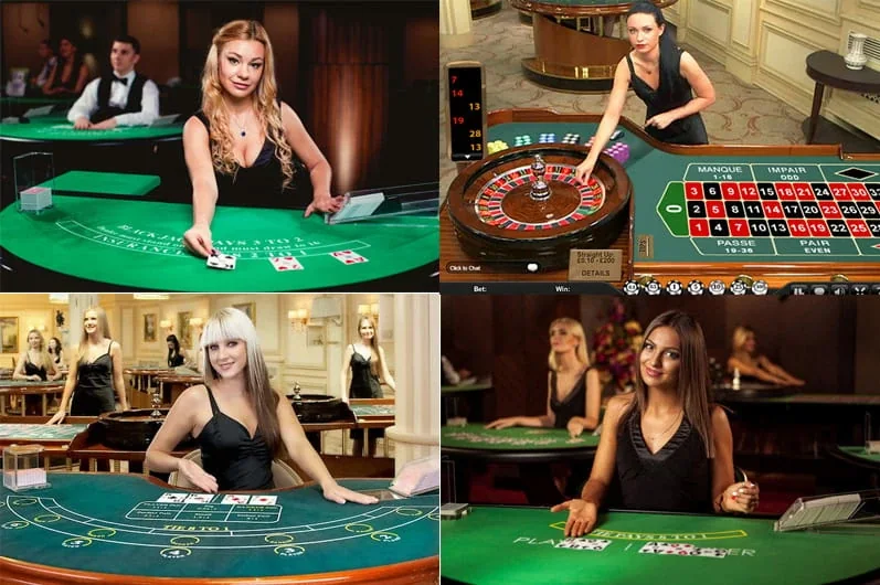 Pengalaman kasino live mobile dengan meja dan dealer terlihat jelas