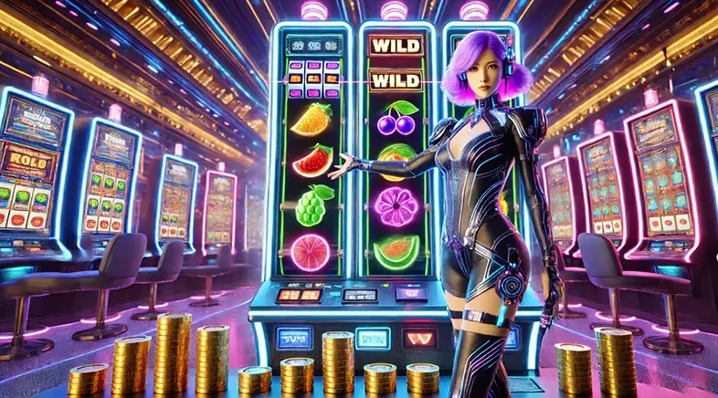 Layar reel dan simbol dalam permainan slot OMG138